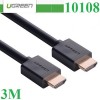 Cáp HDMI dài 3M cao cấp hỗ trợ Ethernet + 4k 2k HDMI chính hãng Ugreen UG-10108
