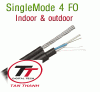 Cáp quang Single 4Fo, Indoor & Outdoor