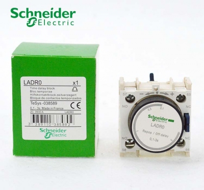Tiếp điểm thời gian, Schneider contactor delay contact LADR0 0.1-3s