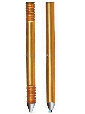 Cọc tiếp địa,  copper clad steel grounding rod copper  Φ16*1500 Φ18*2500mm