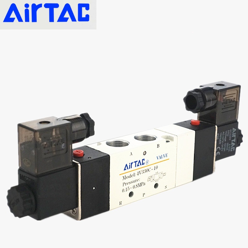Van điện từ khí nén, solenoid valve AIRTAC 4V130C-06 ,4V230C-08