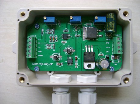Hộp khuếch đại tin hiệu cảm biến tải, load cell signal amplifier, weighing transmitter output: 0-5V/0-10V/4-20MA