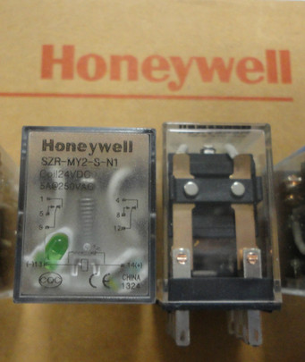 Rơle trung gian Honeywell, Honeywell Relay  SZR-MY2-S-N1, SZR-MY4-S-N1 12V, 24V 110V 220V AC/DC